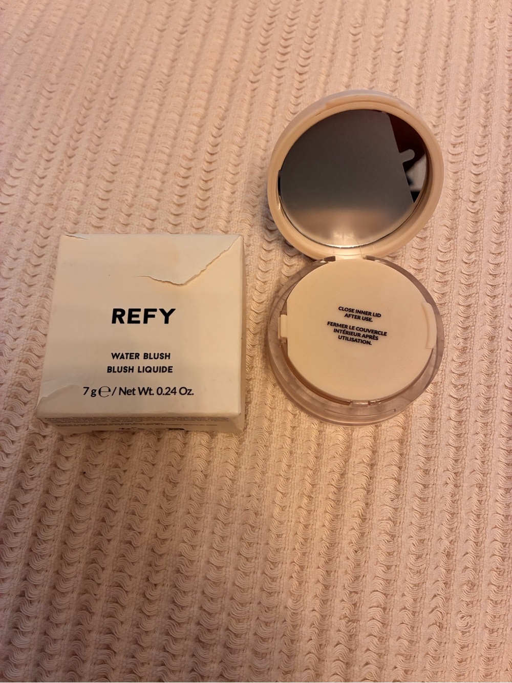 REFY Compact Water Blush - apricot